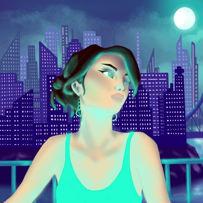 Nell Design ilustradora de fantasía en Granada - Chica ciudad